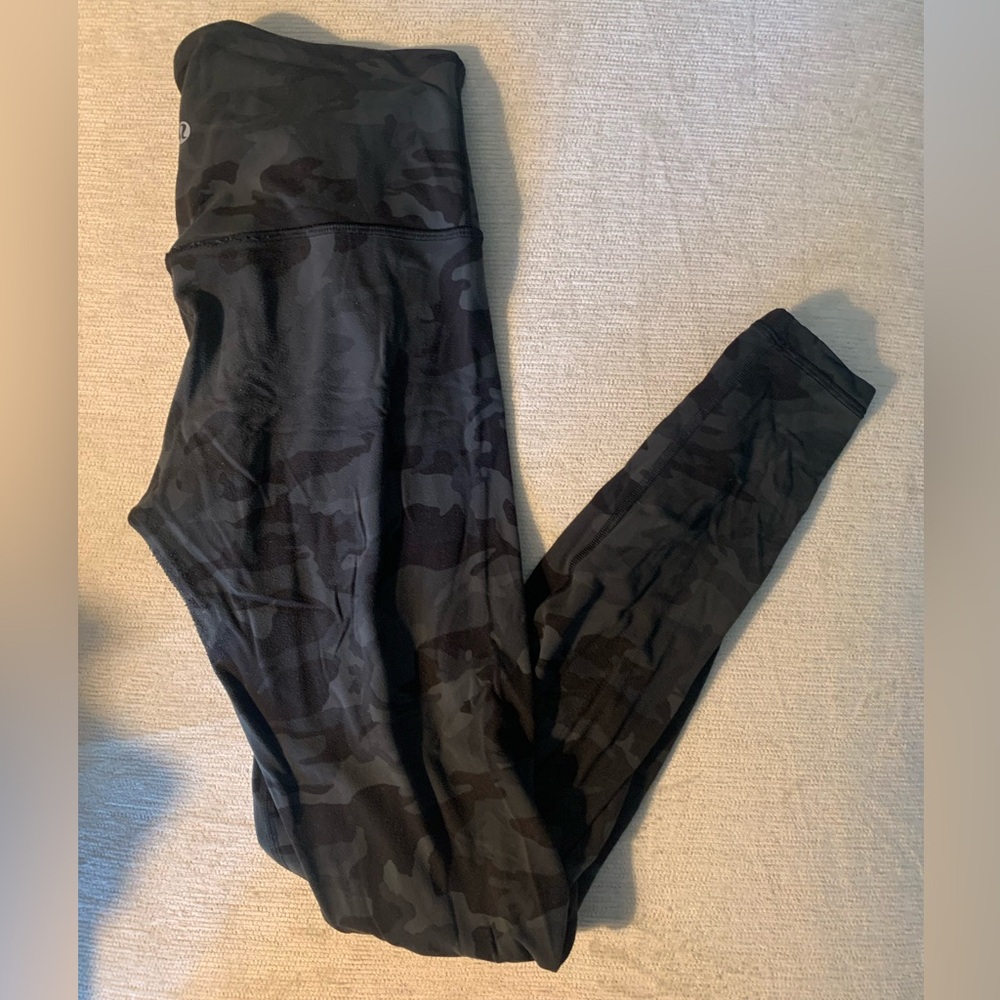 Lululemon align pant 28” green camo